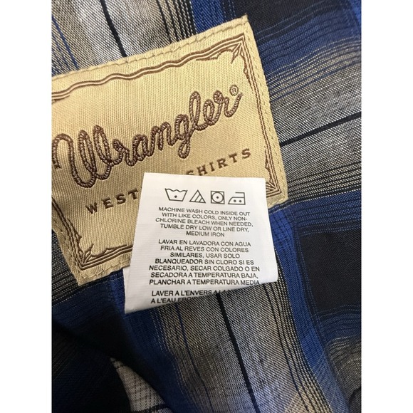Wrangler 31 Sz 34x34 Relaxed Fit Rigid Jeans NWT & Plaid Pearl Snap Sz XL - Picture 7 of 13